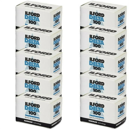 10 Rolls Ilford Delta 100 Pro Black & White 35mm Print Film 36 Exposure 1780624
