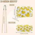 thumbnail image 4 of FORMRS Women Crossbody Purse with Chain Strap Vegan Leather Shoulder Handbag, Yellow Rubber Ducks, 4 of 7