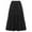 Black, variant on Skirts for Women 4-way Stretch Fashion Women Casual High Waist Solid Long Ankle Pleated Skirt Summer Vacation Beach Fashion Casual Daily Wear