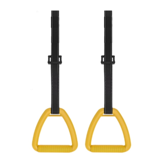 Anillos de gimnasia de 2pcs anillos de ejercicio para niños anillos versátiles versátiles con correas para entrenamiento de cuerpo completo en