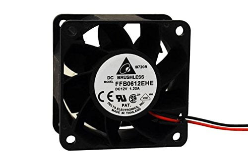 Ultra Strong 6CM DC12V Cooling Fan 50 CFM (60x60x38 MM) by PartsCollection, Ball Braided pets Server 40mm fan dental... by Delta