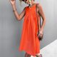 thumbnail image 1 of Vestido Casual Sin Mangas De Verano, Vestido Sin Mangas De Verano Para Mujer Amigable Con La Piel Cuello Redondo De Color Puro Para Uso Diario ANGGREK Otros, 1 of 6