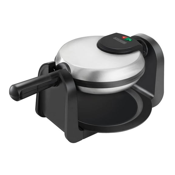Wafflera Black+Decker Giratoria WM1404S-LA Acero Inoxidable