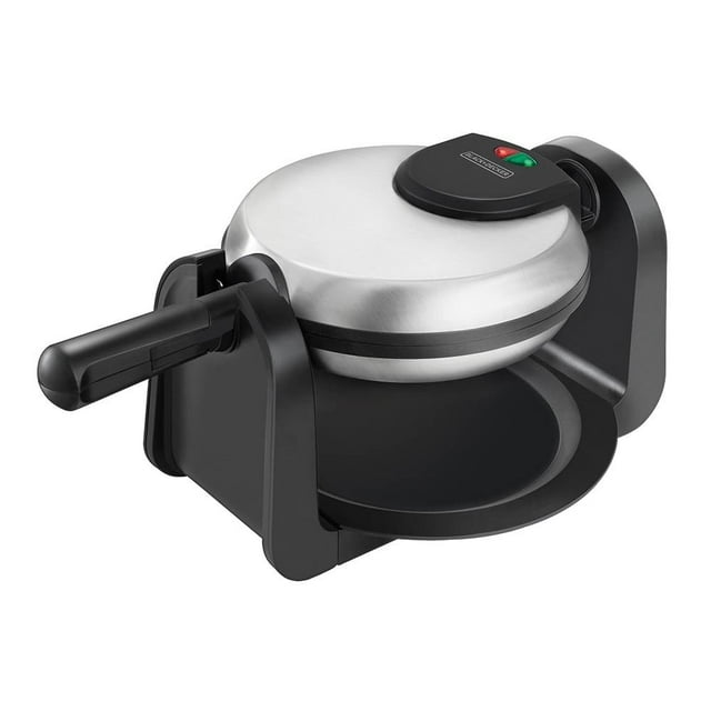 Wafflera Black+Decker Giratoria WM1404S-LA Acero Inoxidable