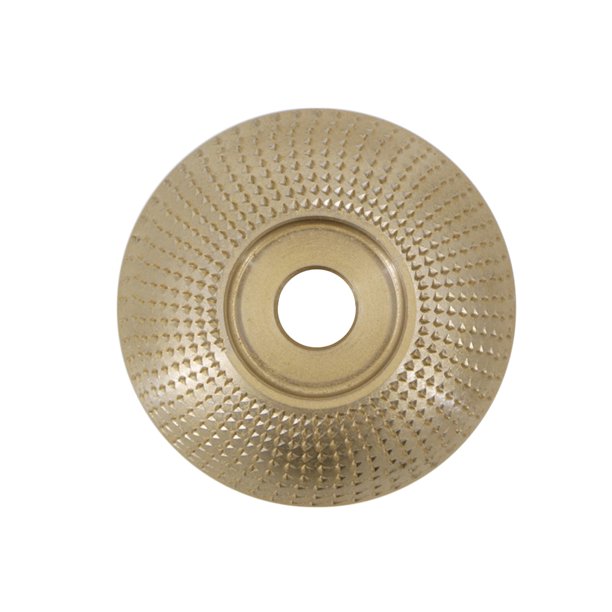Kenally Rueda de molienda de carpintería de alta con orificio de 16MM, disco giratorio, herramienta de tallado de madera, herramientas de disco Herramientas eléctricas oro Gebogene 85MM Kenally TO000419-04B