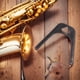 thumbnail image 1 of Correa de hombro de saxofón de cuero ajustable Saxófono Cuerpo de doble hombro Correa de hombro Accesorios de instrumentos musicales, 1 of 9