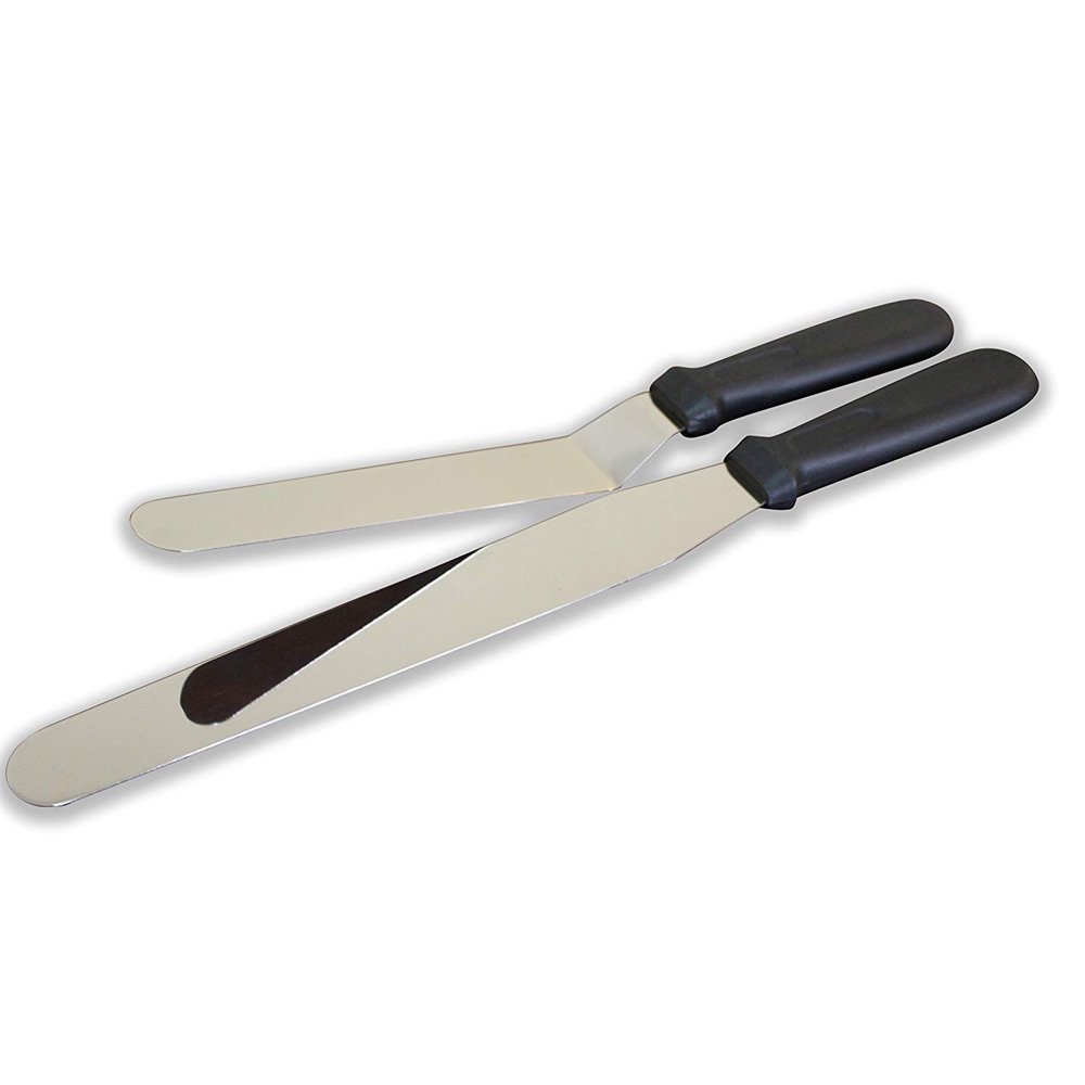 Cake Decorating Spatula Set, Offset Spatula & Straight Icing Spatula