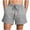 Gray Mens Shorts, variant on OSFVNOXV 100% Cotton Shorts for Men Summer Work Shorts Stretch High Waisted Drawstring Lounge Sleep Shorts with Multi-Pockets