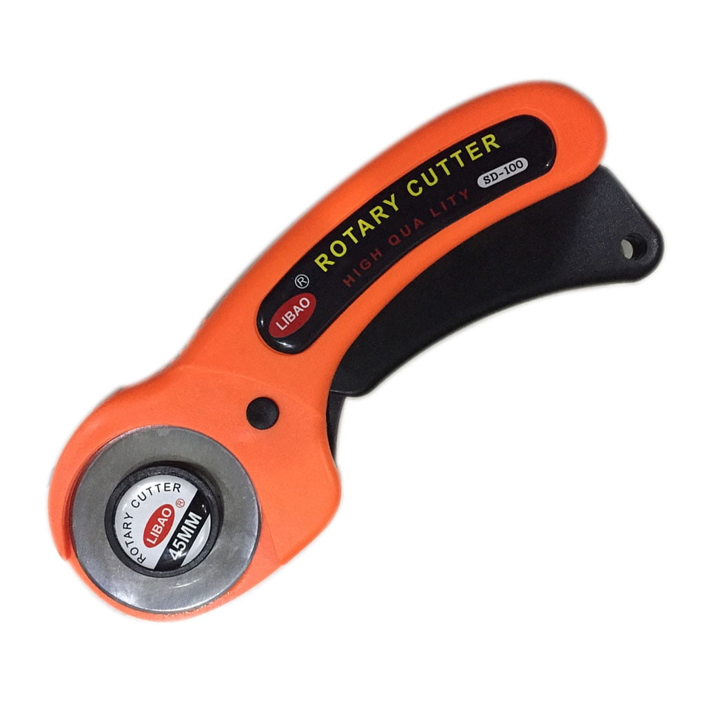 45mm Blades Manual Rotary Fabric Cutter Craft Cloth Leather ABS Plastic Quilting Sewing Cutting