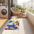 thumbnail image 4 of Yayeee Doormat for Indoor Entrance 32" x 20" Non Slippery Floor Rug, Yelllow Simple Shapes, 4 of 8