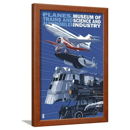 Museum of Science and Industry Vehicles - Chicago, IL Framed Print Wall Art By Lantern
