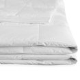 Puredown Light Weight White Down Blanket With Satin Weave, White, King