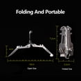 thumbnail image 3 of Stainless Steel Folding Triangular Stable Bracket Outdoor Camping Gas Tank Support Portable Holder Stainless Steel Folding Triangular Stable Bracket Outdoor Camping Gas Tank Support Portable Holder, 3 of 6