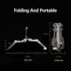 thumbnail image 4 of Soporte del tanque de gasolina Soporte estable triangular plegable de acero inoxidable, estufa para acampar al aire libre, soporte para tanque de gas, soporte portátil, 4 of 7