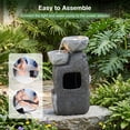thumbnail image 6 of Costway 17.5"H Outdoor Water Fountain 5-Tier Cascading Bowl Tabletop Waterfall Fountain, 6 of 7
