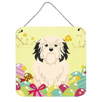 Carolines Treasures BB6019DS66 Easter Eggs Lowchen Wall or Door Hanging Prints