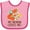 Pink and Fuchsia, variant on Inktastic Memaw Loves Me Fox Grandchild Boys or Girls Baby Bib