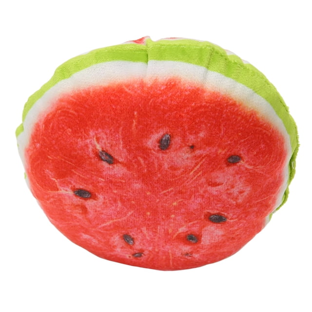 Juguetes para Perros Chirriando, Molienda de los Dientes Alivia AnsiDad fruta Interactiva de Fruta Peluche Juguete de Dibujos Animados Suaves Fruta Fácil Para Mascotas