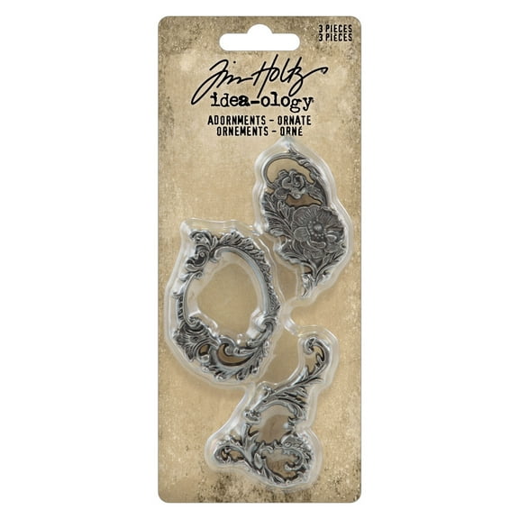 Idea-Ology Metal Adornments 3/Pkg-Ornate