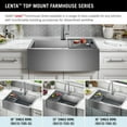 thumbnail image 3 of Delta 95J132-T30S-SS Lenta 30” Retrofit Farmhouse Apron Front 16 Gauge Stainless Steel, 3 of 7