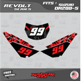 thumbnail image 2 of Kalair GFX Graphics Kit for Suzuki DR200-S (All Years) Revolt Series, 2 of 5