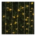 thumbnail image 1 of Mainstays Solar LED Curtain Light with 96 Lights - Warm White, 1 of 4