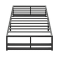 thumbnail image 4 of Amolife Twin Size 14'' Metal Platform Bed Frame with Large Under Bed Storage Space, Black, 4 of 10