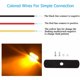 thumbnail image 5 of 4 x, luces estroboscópicas de emergencia delgadas de 12-24 V - 4 LED intermitentes para camiones, motocicletas, coches, amarillo, 5 of 5