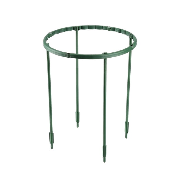 Estacas de soporte para plantas, diseño redondo desmontable para hortensias, rosas, tomates, etc.
