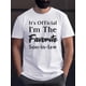 thumbnail image 1 of Camiseta 100 % algodón, con el gráfico "Yerno Favorito", manga corta, estilo deportivo informal para hombre, tendencia de verano, ligera y transpirable, ideal para el tiempo libre., 1 of 4