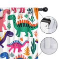thumbnail image 4 of Blackout Kids Curtains,Cute Dinosaur Pattern Childrens Insulated Curtains Set Of 2,Bedroom Essentials,Toddler Room Decor 42x54in(106x137cm), 4 of 4