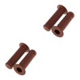 thumbnail image 3 of relayinert Vintage Motorcycle Handlebars Grips 7/8 22mm Universal Timeless Comfortable Grip Brown 2Set, 3 of 6