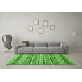 thumbnail image 3 of Ahgly Company Indoor Rectangle Abstract Green Modern Area Rugs, 2' x 5', 3 of 4