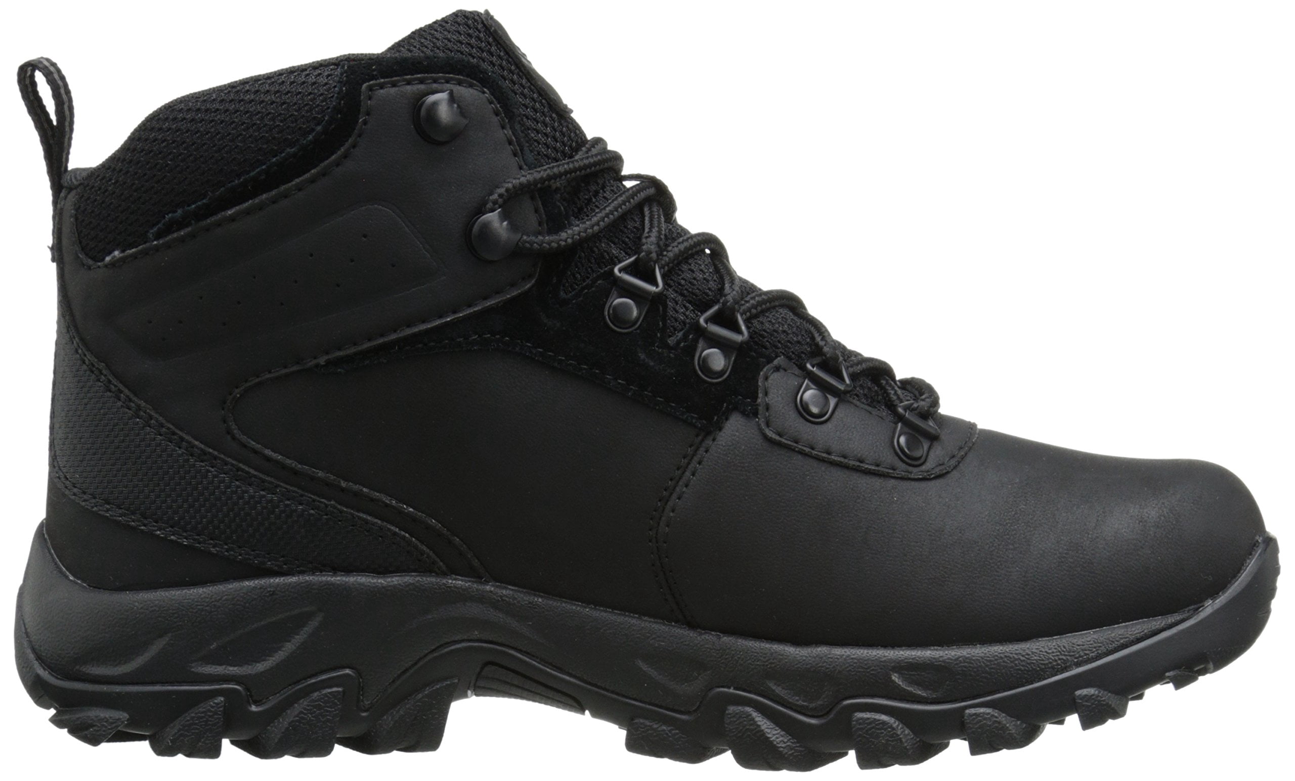 Columbia Men\'s Black Newton Ridge Plus ll Boots Columbia Newton Ridge Plus II Waterproof Black Hiking Boots  main image 3