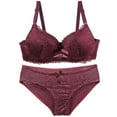 thumbnail image 2 of BILIKEYU 2 Piece Sets for Women, Bra And Panty Sets for Women, Underwire Bra, 2 of 4