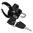 thumbnail image 1 of Miangastore Sleek Design Motorcycle Helmet Hook Black 1Set 3.54X2.67X1.97In, 1 of 8