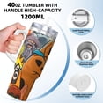 thumbnail image 4 of Lsque Scooby-Doo Pattern 40 OZ Ice Bully Cup with Handle and Straw, Double Wall Stainless Steel Tumbler Travel Coffee Cup with Lid for Christmas Present, 4 of 8