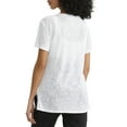 thumbnail image 2 of Body Up Womens Activewear Everywhere Burnout T-Shirt Style-AW30280, 2 of 3