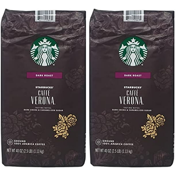 Starbucks Starbucks Caffe Verona Dark Roast Ground Coffee Pack Of 2