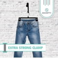 thumbnail image 4 of Pantalones y faldas Closet Hangers Sharpty, duraderos, paquete de 10 unidades, color negro, 4 of 6