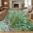 thumbnail image 6 of Addison Rugs Chantille Indoor/Outdoor Transitional Abstract Green Machine Washable Rectangle Rug, 8' x 10', 6 of 8