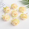 thumbnail image 3 of 2/10 piezas de flores artificiales baratas, rosas de seda para decoración del hogar, bodas, Navidad, bricolaje, álbumes de recortes, suministros para manualidades, plantas falsas, 3 of 5