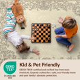 thumbnail image 4 of Design&I 8'x10' Ultra Soft Area Rug, Extra Vintage Large Distressed Lattice Boho Ornate Border Oversized None Fluffy Washable Non Shedding for Bedroom Living Room Under Sectional, 4 of 7