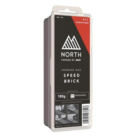 Swix Sport Beauty North Speed Bio-Degradable for Ski/Snowboard Sport Wax, Red, 6.3 oz