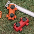 thumbnail image 4 of Support de Tringle pour Auvent, Vis Ajustable, Deux Trous de Piquet, Portable, Acier Antirouille, Accessoires de Tente Coupe-Vent, Auvent de Tente à Haute Résistance, Tube Fixe pour l'Extérieur, 4 of 7