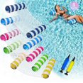 thumbnail image 1 of Flotadores para piscina de agua JUXIAO Upgrated XL 4 en 1, paquete de 5, 1 of 7