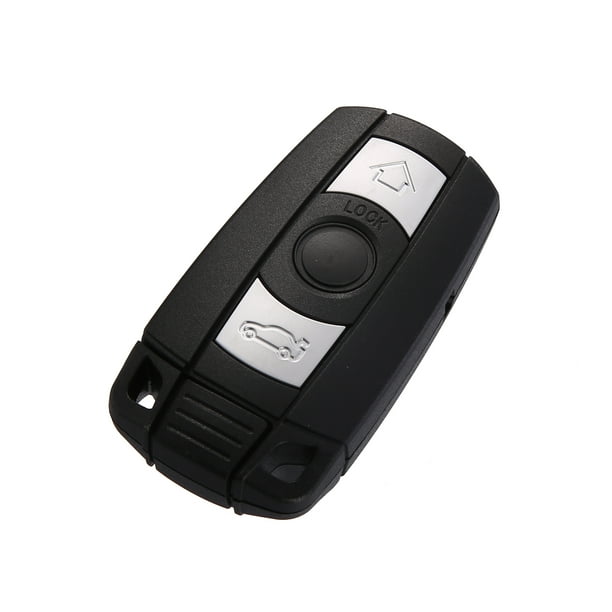 Unique Bargains - Carcasa para llave de mando a distancia de 3 botones, carcasa de entrada sin llave, repuesto negro para BMW 325i 2006-2011