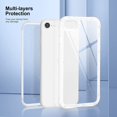 thumbnail image 4 of FYBTO Aegis Designed for iPhone SE 2020 Case/iPhone 7 Case/iPhone 8 Case, Full-Body with Built-in Screen Protector Rugged Clear Case for iPhone SE 2020/7/8 4.7 Inch-Red, 4 of 5