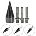42mm High Speed Firewood Drill Bit Wood Log Splitter Screw Cone Driver ...