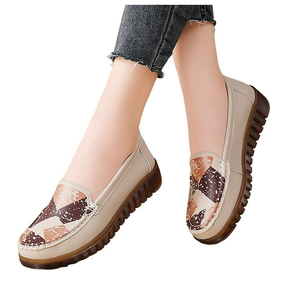 Oyedens Womens Slip on Loafers Comfortable Casual Walking Shoes Women's Loafers & Slip-ons Work Shoes
